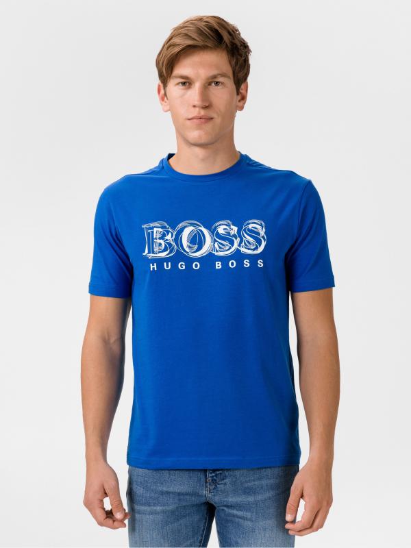 Triko BOSS Modrá
