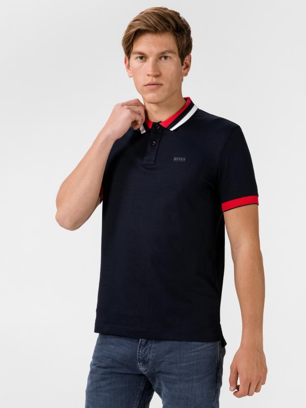 Phillipson 67 Polo triko BOSS Modrá