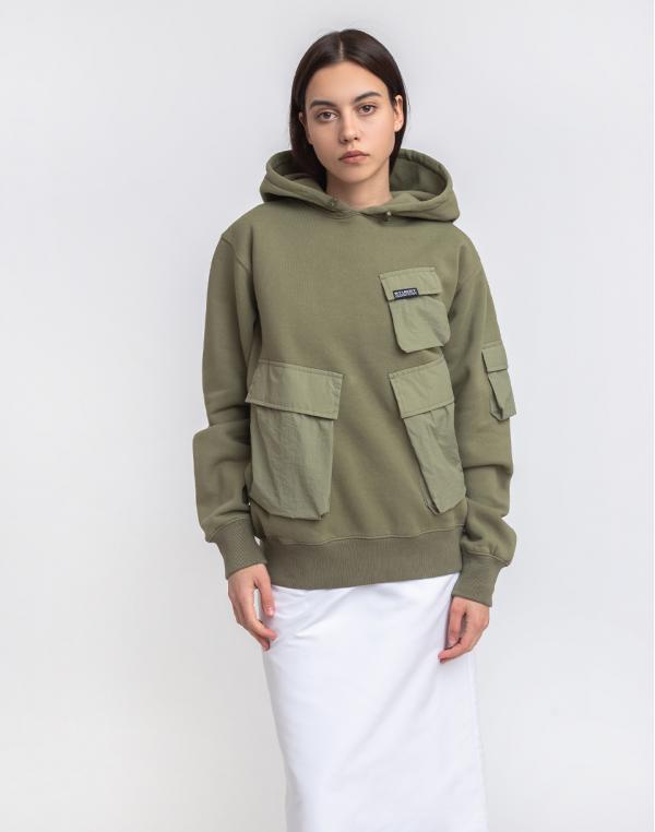 Stüssy Cargo Fleece Hood Khaki XS