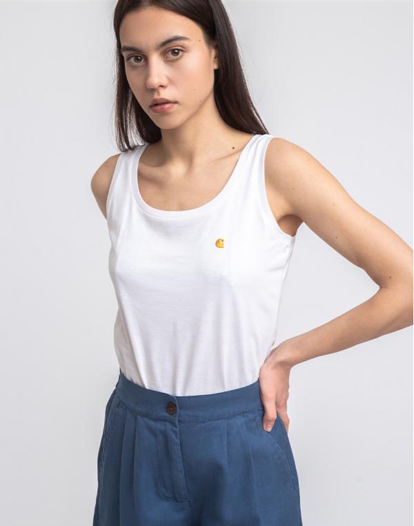 Carhartt WIP W' Chasy A-Shirt White/Gold M