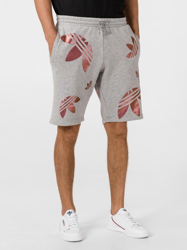 Zeno Big Trefoil Kraťasy adidas Originals Šedá