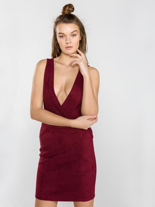 Dina Šaty Vero Moda Červená