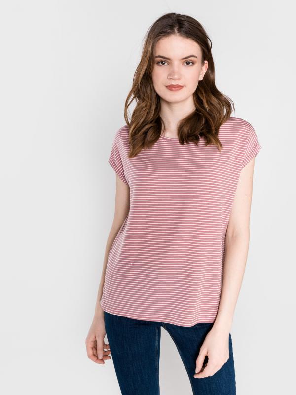 Ava Plain Triko Vero Moda Růžová