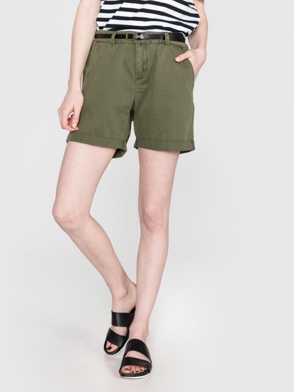 Flash Šortky Vero Moda Zelená