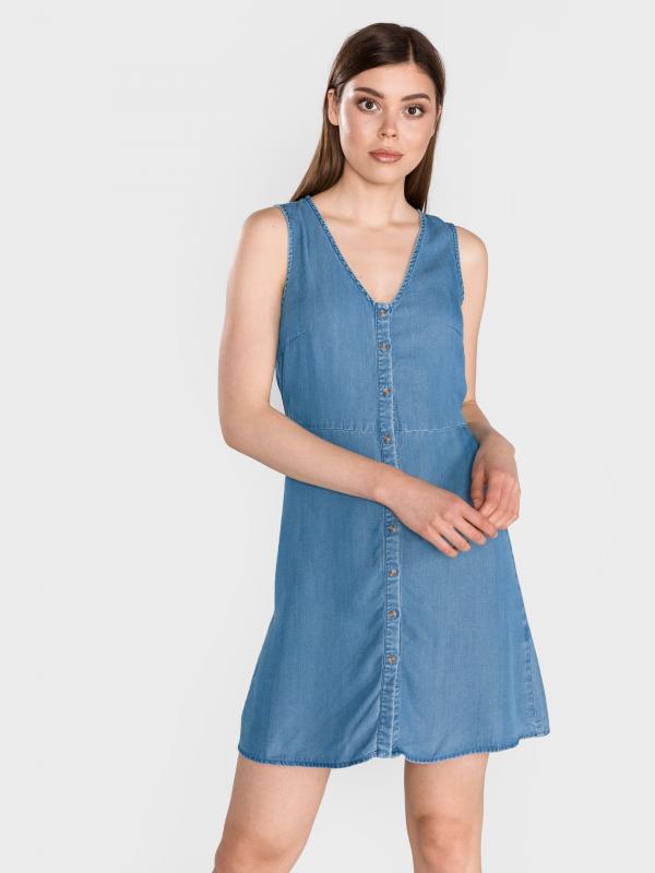 Coco Mia Šaty Vero Moda Modrá