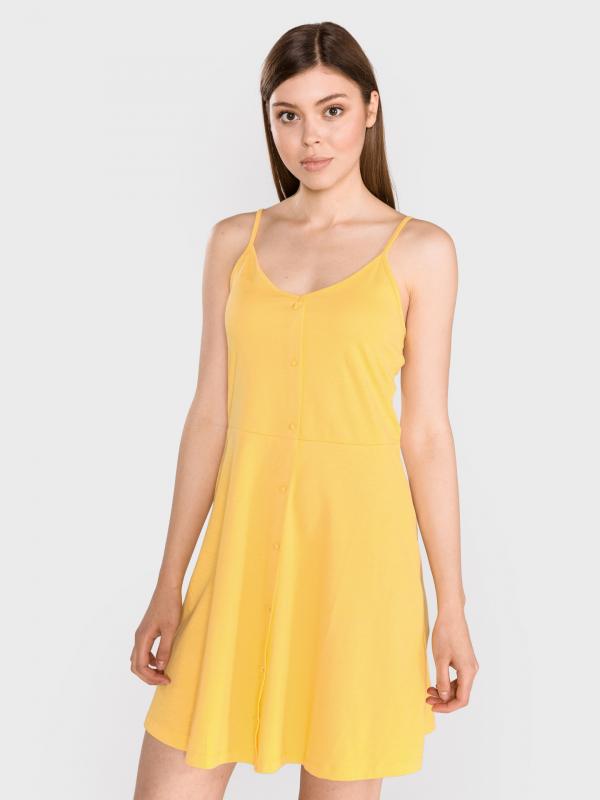 Adrianne Šaty Vero Moda Žlutá