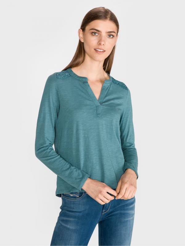 Kathrine Triko Vero Moda Modrá