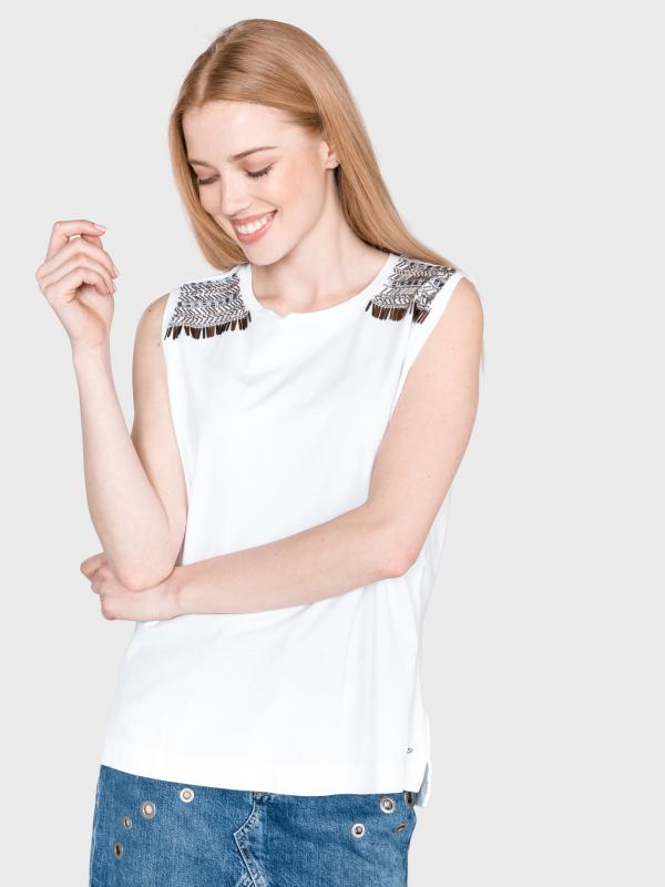 Penny Top Pepe Jeans Bílá