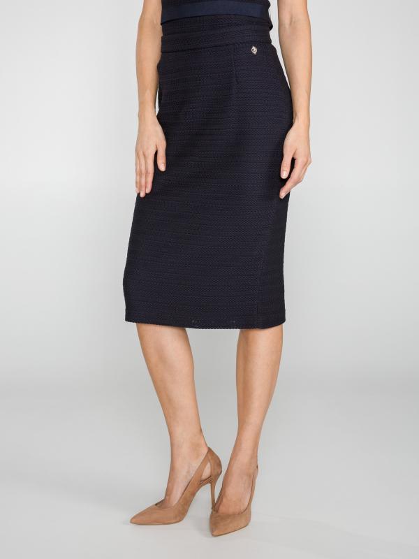 Sukně Trussardi Jeans Modrá