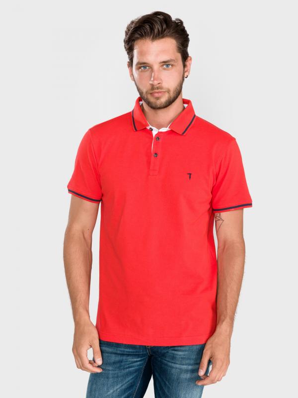 Polo triko Trussardi Jeans Červená