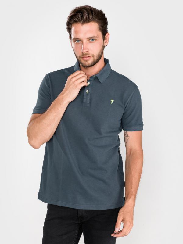 Polo triko Trussardi Jeans Šedá