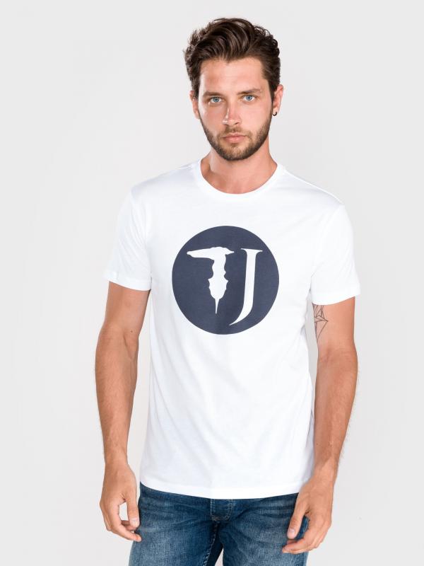 Triko Trussardi Jeans Bílá