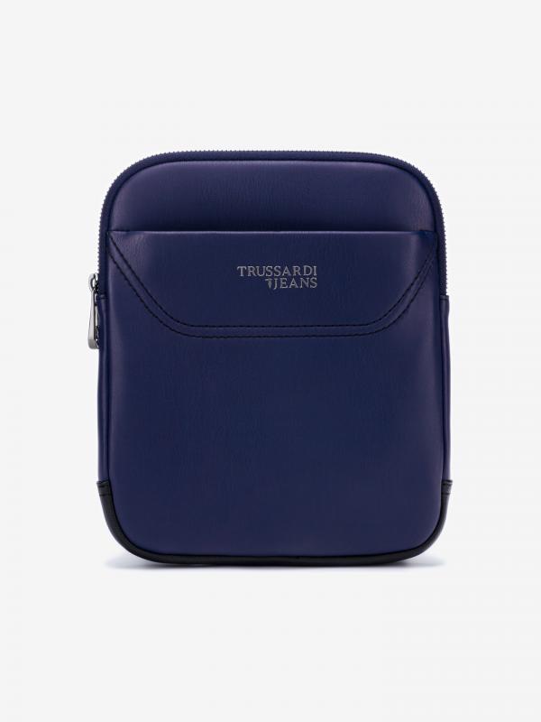 Business City Small Cross body bag Trussardi Jeans Modrá