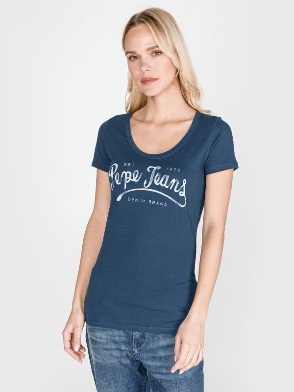 Margaux Triko Pepe Jeans Modrá