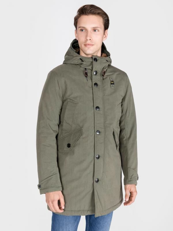Barker Parka Blauer Zelená