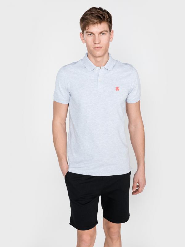 Aro Polo triko SELECTED Šedá