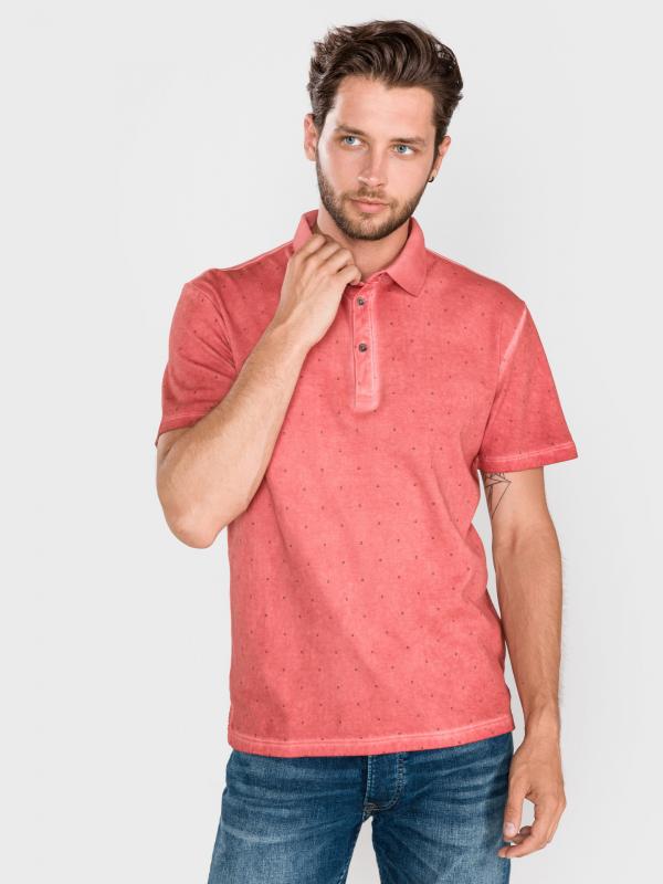 Polo triko Tom Tailor Červená