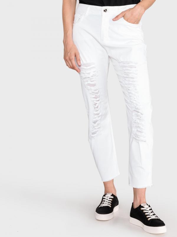 Jeans TWINSET Bílá