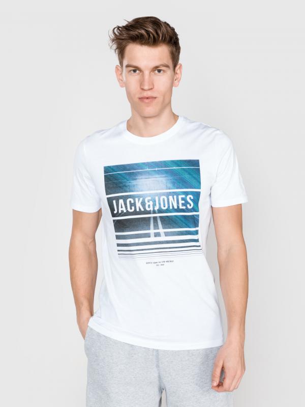 Spring Feel Triko Jack & Jones Bílá