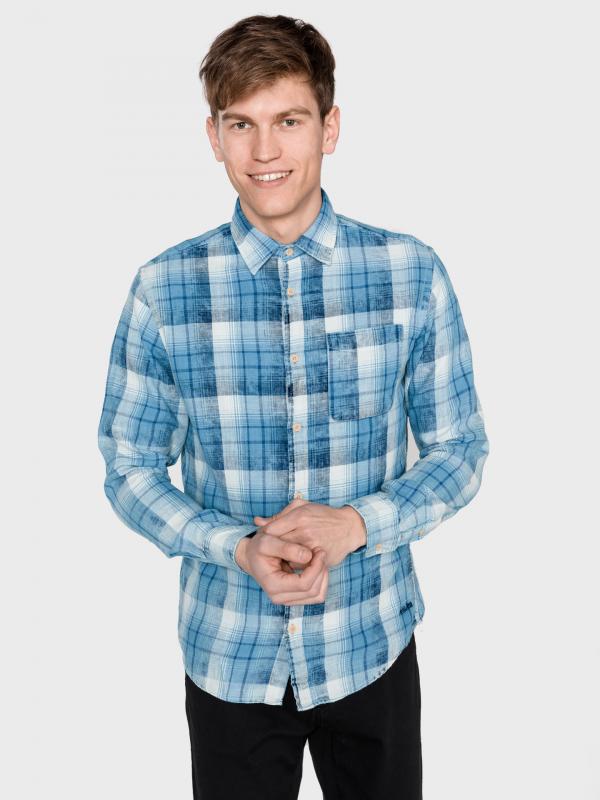 Knox Košile Jack & Jones Modrá