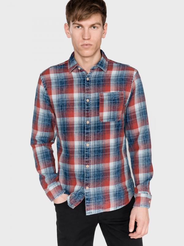 Knox Košile Jack & Jones Modrá
