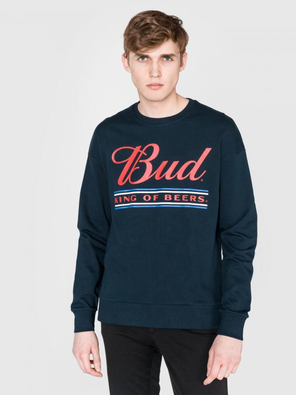 Buds Mikina Jack & Jones Modrá