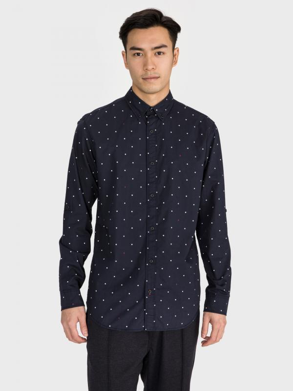 Aop Košile Jack & Jones Modrá