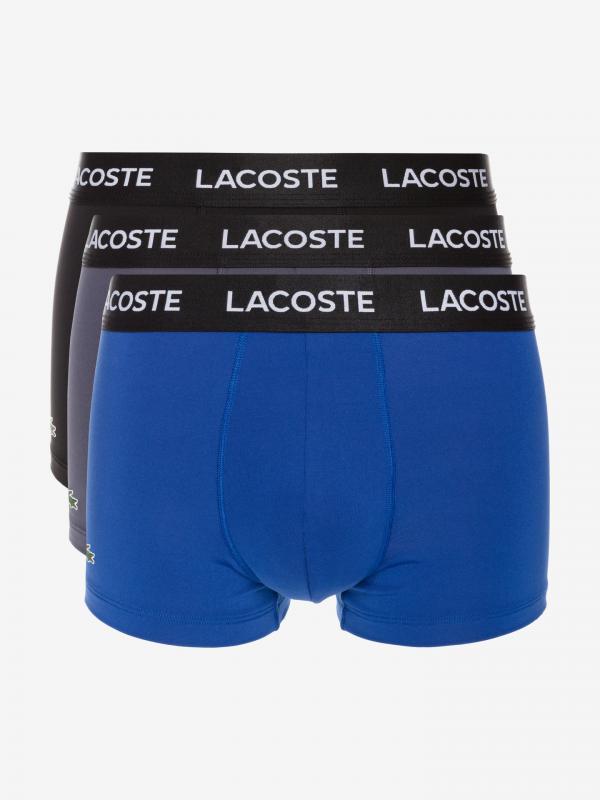 Boxerky 3 ks Lacoste Modrá