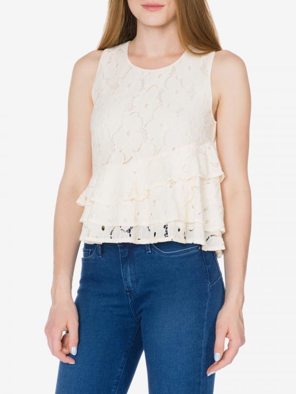 Singlet Top Silvian Heach Béžová