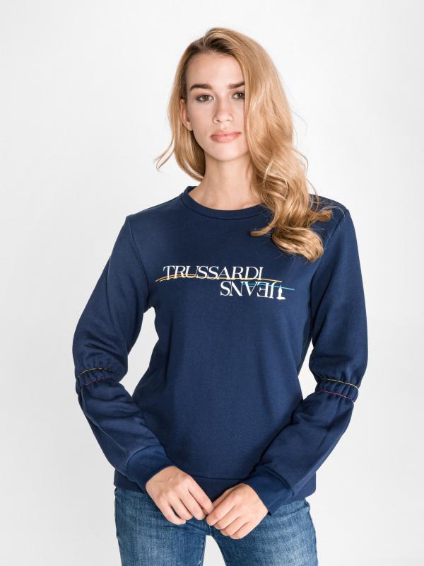 Mikina Trussardi Jeans Modrá