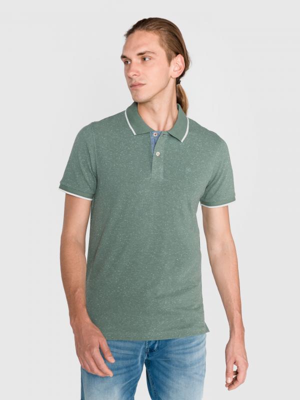 Ger Polo triko Jack & Jones Zelená