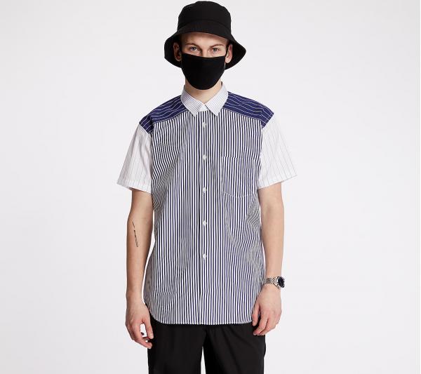 Comme des Garçons SHIRT Yarn Dyed Stripe Shirt Blue/ White