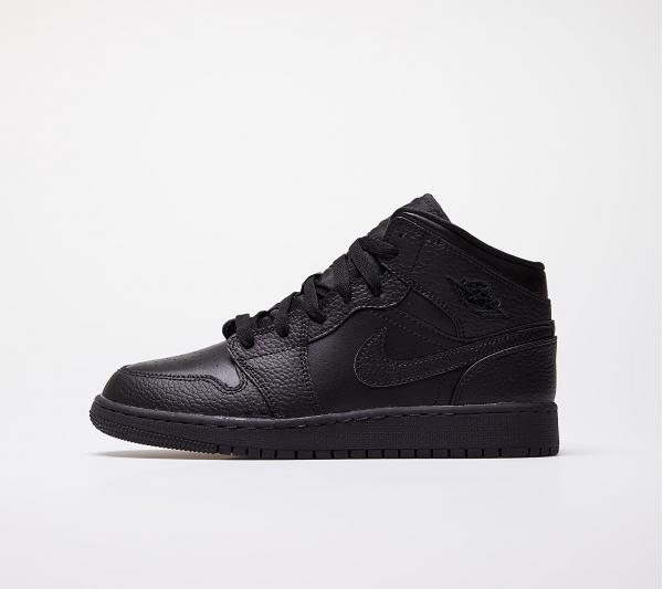 Jordan Air 1 Mid (GS) Black/ Black-Black