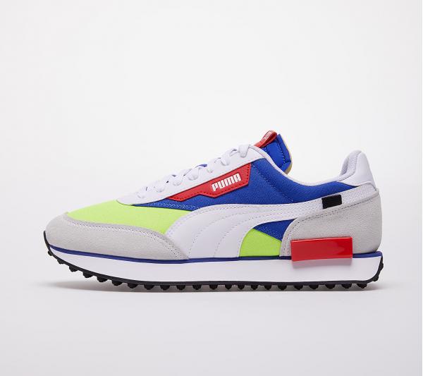 Puma Future Rider Play On Puma White-Yellow