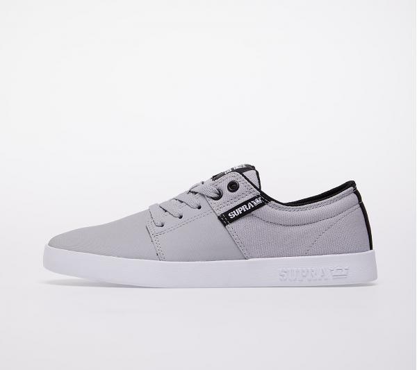 Supra Stacks II Lt Grey Tuf-White