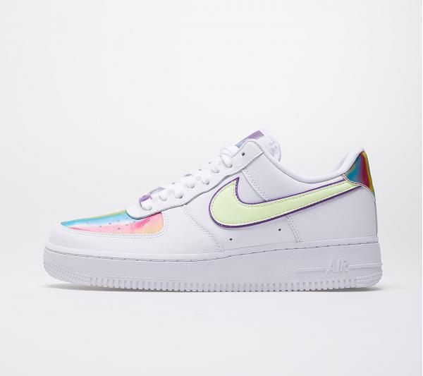 Nike Wmns Air Force 1 Easter White/ Barely Volt-Hyper Blue