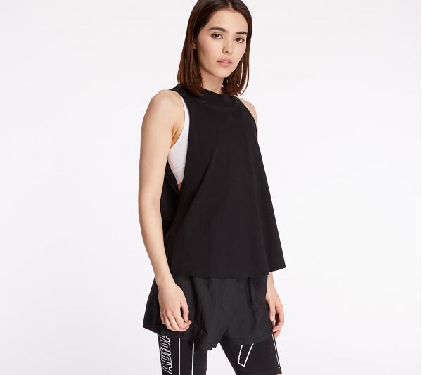 adidas Sleeveless Graphic Tee Black