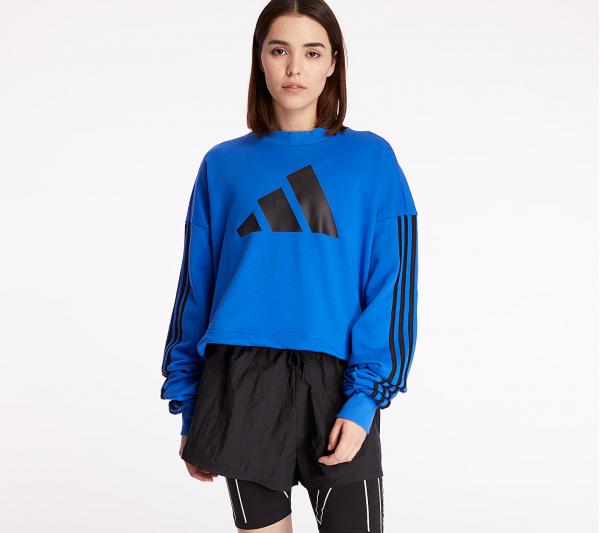 adidas Adjustable Three Stripes Sweatshirt Blue