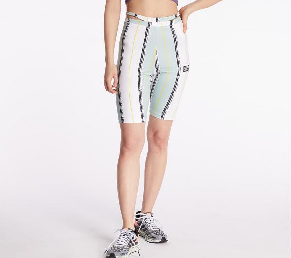 adidas Shorts Tights White/ Green Tint