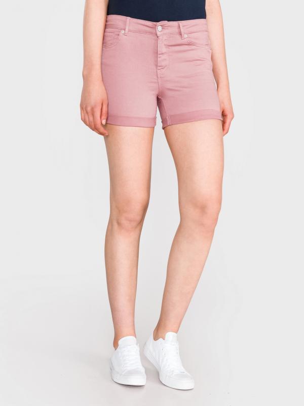 Hot Seven Šortky Vero Moda Růžová