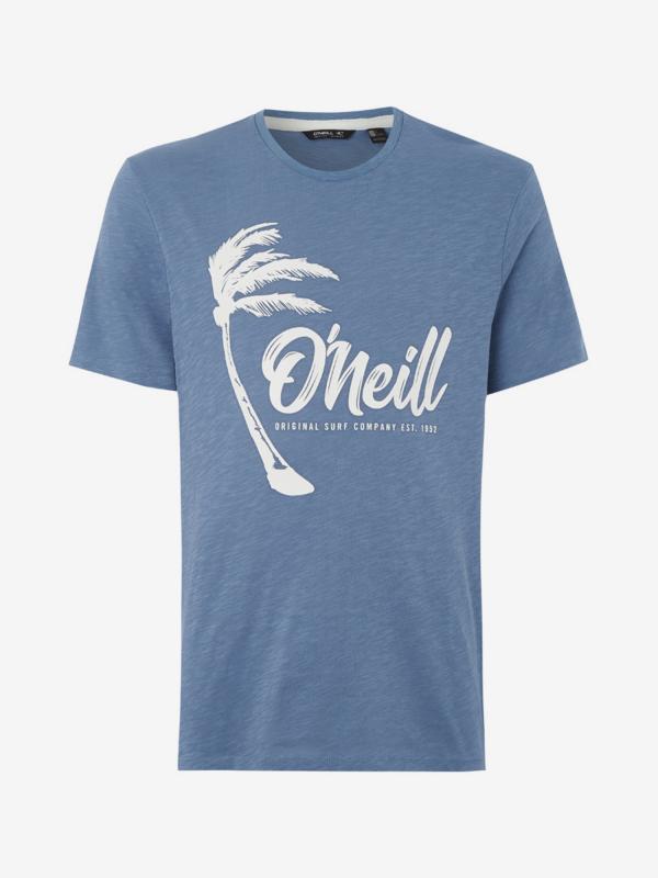 Tričko O'Neill Lm Palm Graphic T-Shirt Modrá