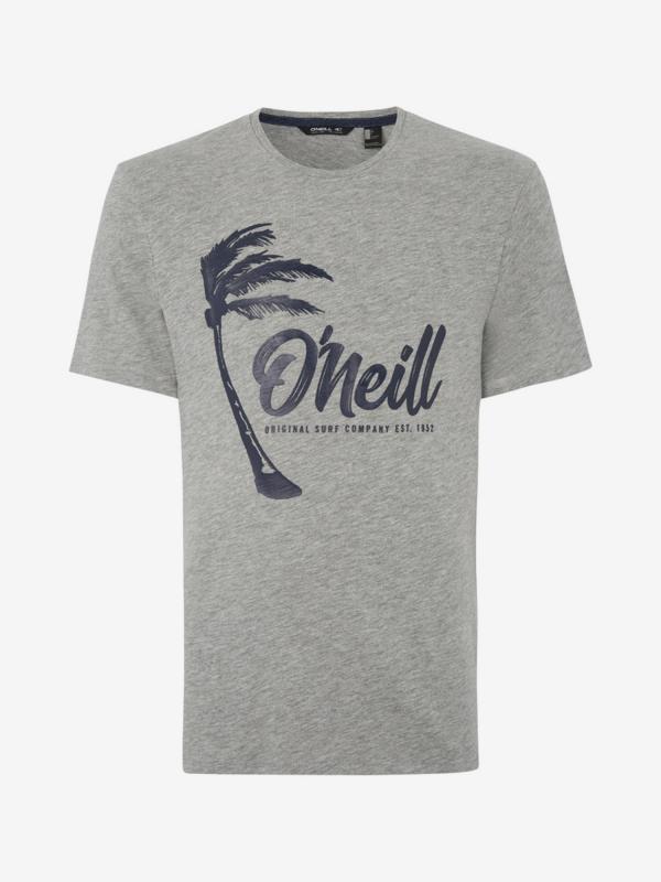 Tričko O'Neill Lm Palm Graphic T-Shirt Šedá