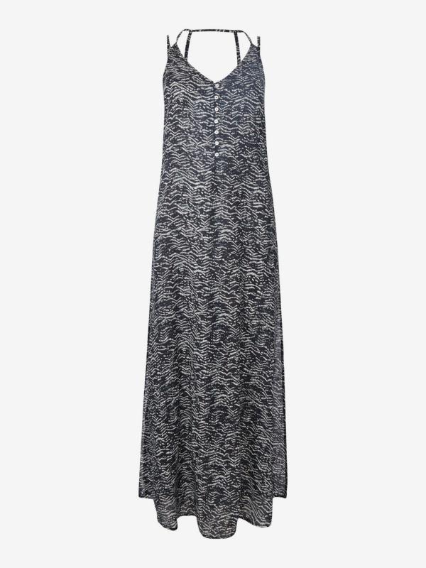 Šaty O'Neill Lw Belinda Aop Long Dress Šedá