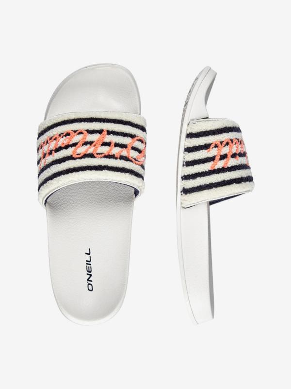Pantofle O'Neill Fw Slide Terry Sandals Bílá