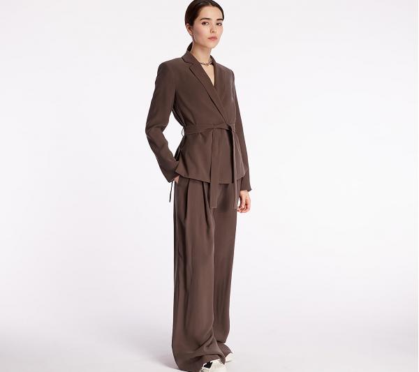 Pietro Filipi Lady's Trousers Brown