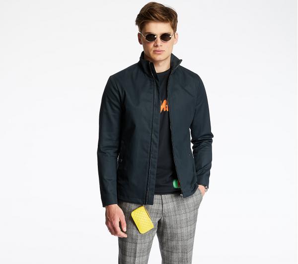 Pietro Filipi Men's Waterproof Coat Navy