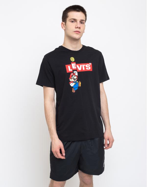 Levi's® Graphic Crewneck Tee Mario Black M