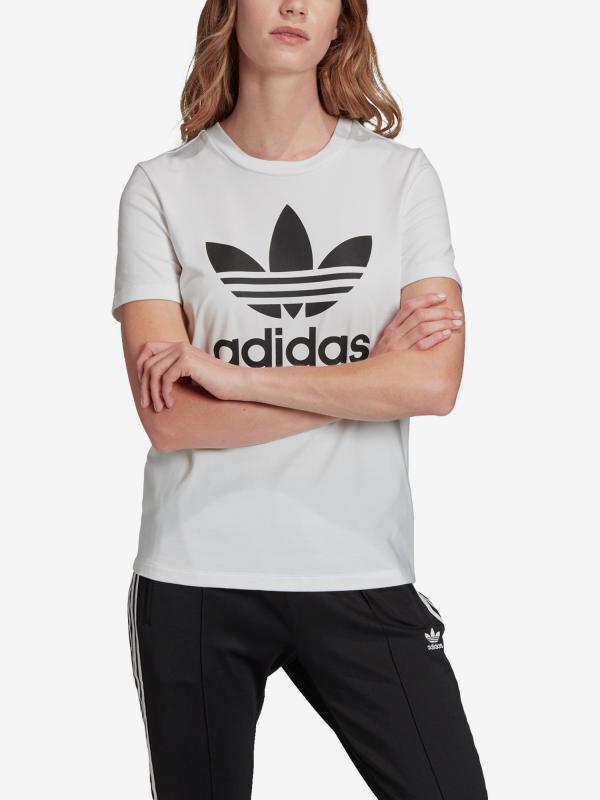 Tričko adidas Originals Trefoil Tee Bílá