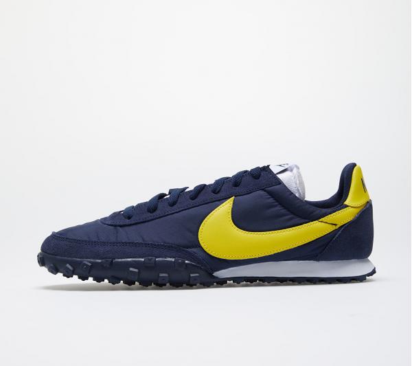 Nike Waffle Racer Obsidian/ Chrome Yellow-White
