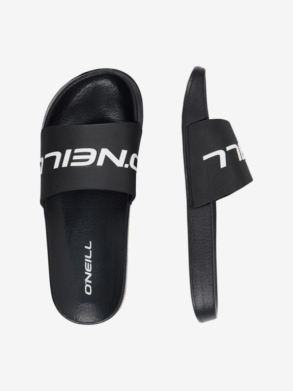 Pantofle O'Neill Fm Slide Logo Sandals Černá